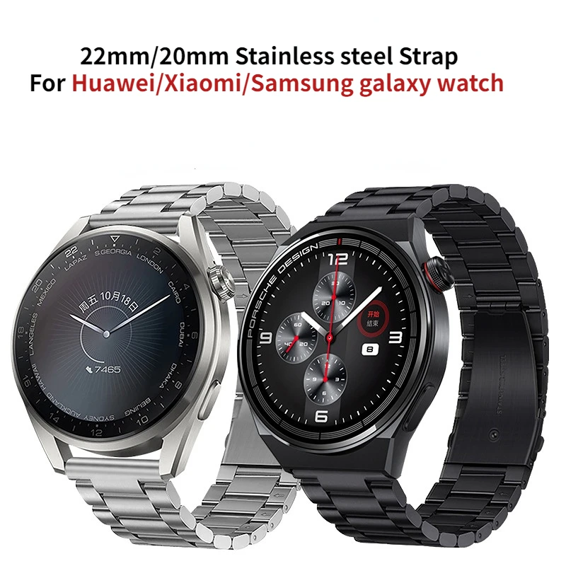 

Металлический браслет для Xiaomi Watch S2 S1 pro color2, сменный ремешок из нержавеющей стали для Galaxy Watch 5 Pro 4 classic 3