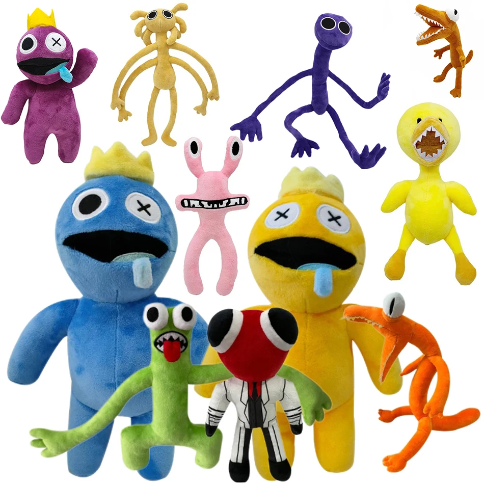 

30cm Ro-blox Rainbow Friends Chapter Plush Toy Cartoon Game Character Doll Kawaii Blue Monster Soft Plush Animal Gift for Kid
