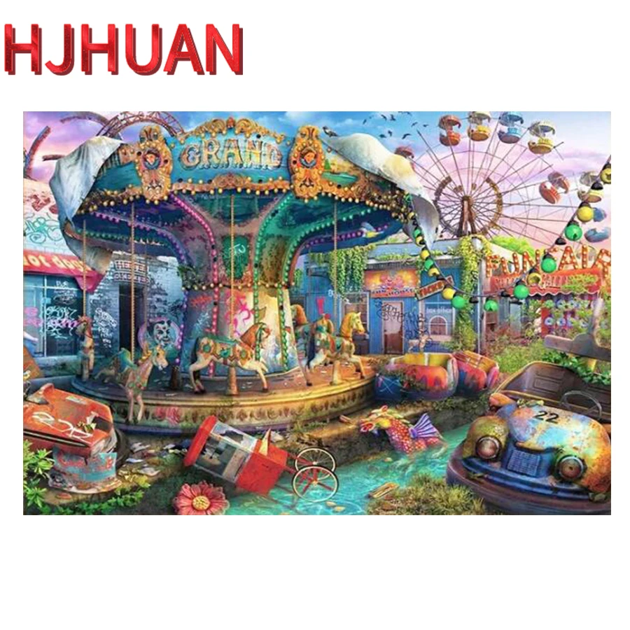

5D Diy Diamond Painting Playground Full Square/Round Diamond Embroidery Cross stitch Mosaic Kits HD Quality Handmade Products
