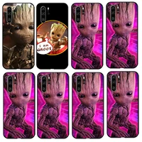 marvel groot cartoon phone cases for huawei honor 8x 9 9x 9 lite 10i 10 lite 10x lite honor 9 lite 10 10 lite 10x lite cases