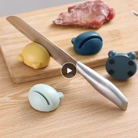 creative kitchen knife sharpener portable frog sharpening stone kitchen tools accessories non slip safety whetstone afilador