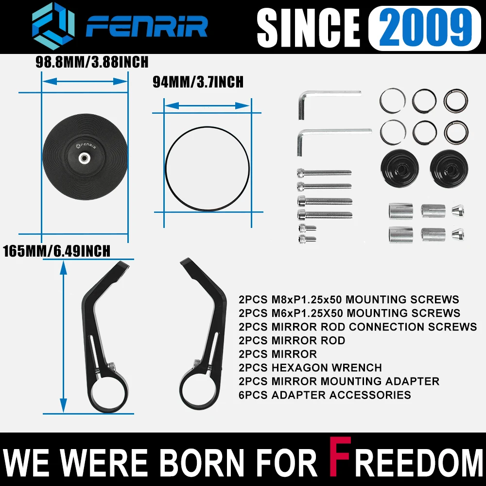 Зеркало заднего хода для мотоцикла EMARK Yamaha MT03 Kawasaki Z900RS Z650RS Honda Suzuki SV650 Benelli Ducati Scrambler