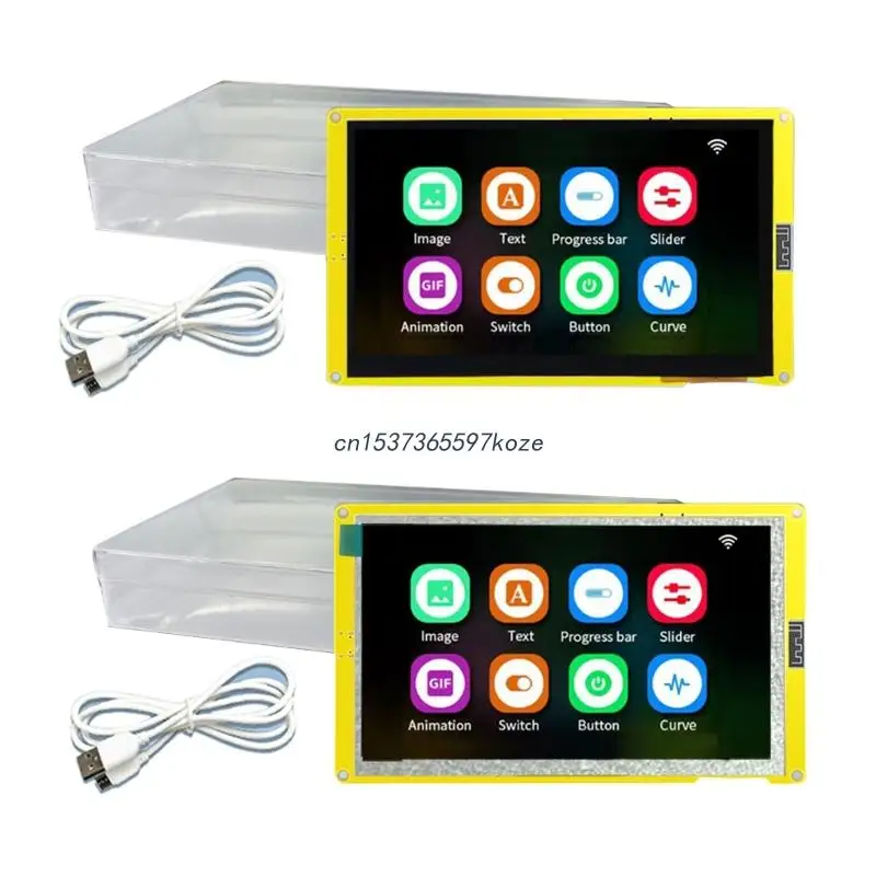 

7 Inch ESP32-S3 TFT Display 8M PSRAM 16M Flash LVGI 800x480 Screen LCD TFT Module WiFi Bluetooth-compatible