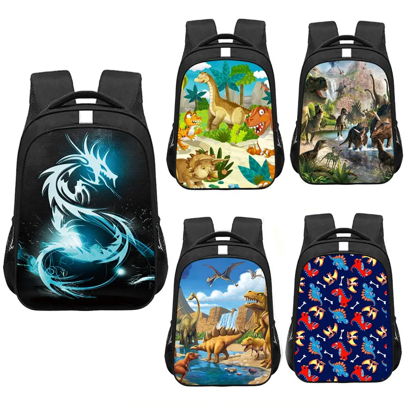 

Cartoon Dinosaur School Bags For Girls Boys Kids Backpack Children Dragon Book Bag Schoolbags Orthopedic Student Backpacks