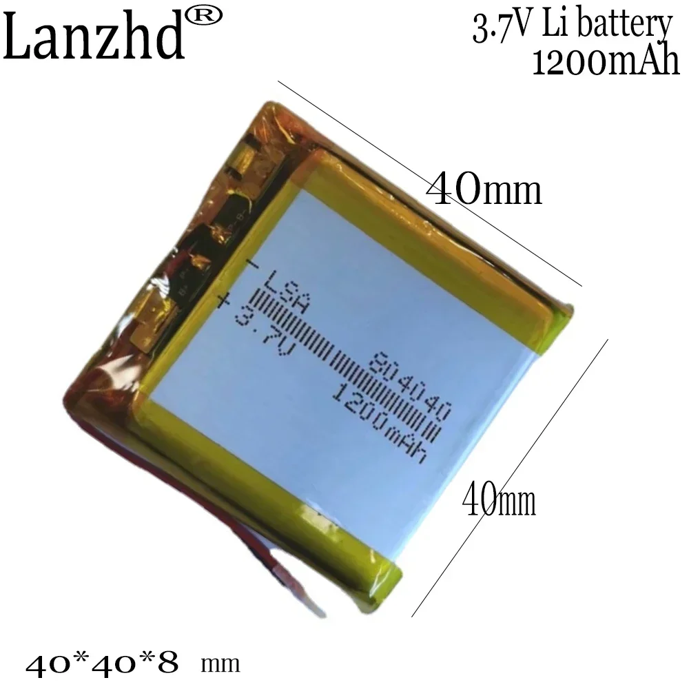 1-12 шт. литий-ионный аккумулятор 3 7 в 1200 мАч