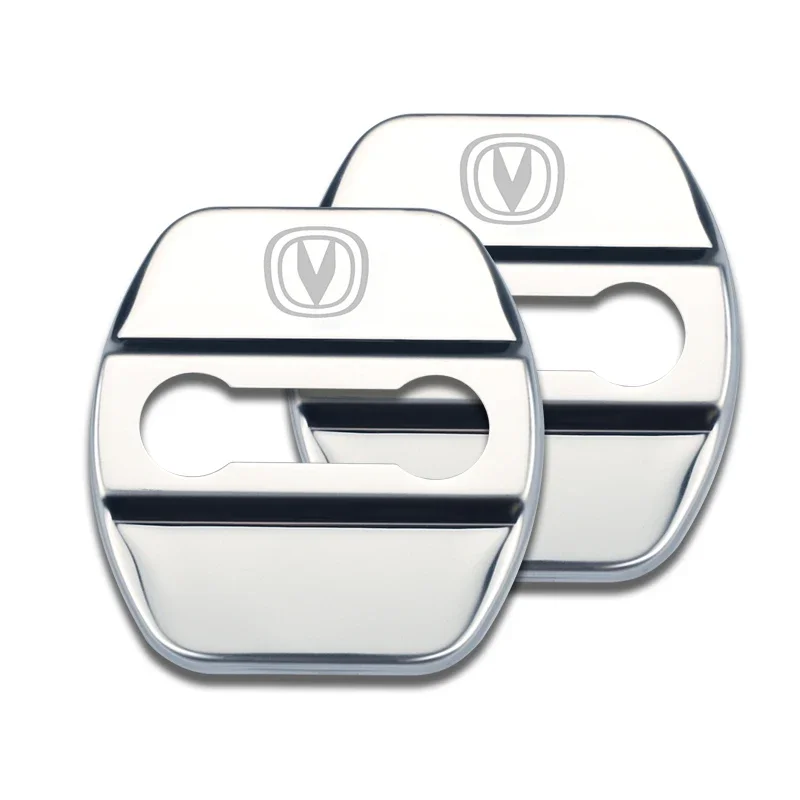 4 шт./комплект крышки для автомобильных замков из нержавеющей стали