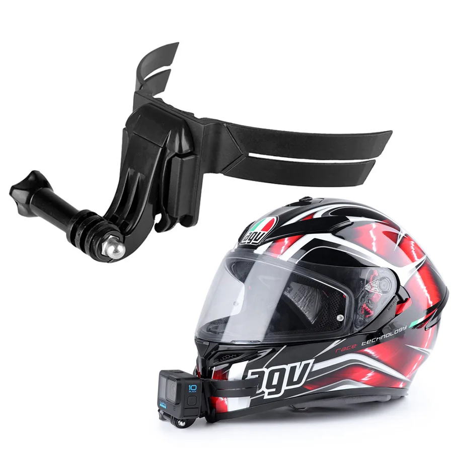 

Подставка под подбородок для мотоциклетного шлема, держатель для GoPro Hero 7 8 9 10, черный держатель на все лицо для Yi DJI, аксессуары для экшн-камер...