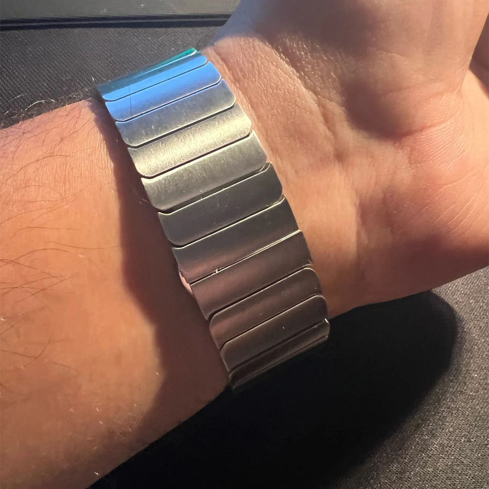 49mm Stainless Steel Link Strap for Apple Watch Band Ultra 49mm 8 7 45mm 41mm Men Bracelet for Iwatch 6 5 4 Se 40mm 44mm 38 42mm