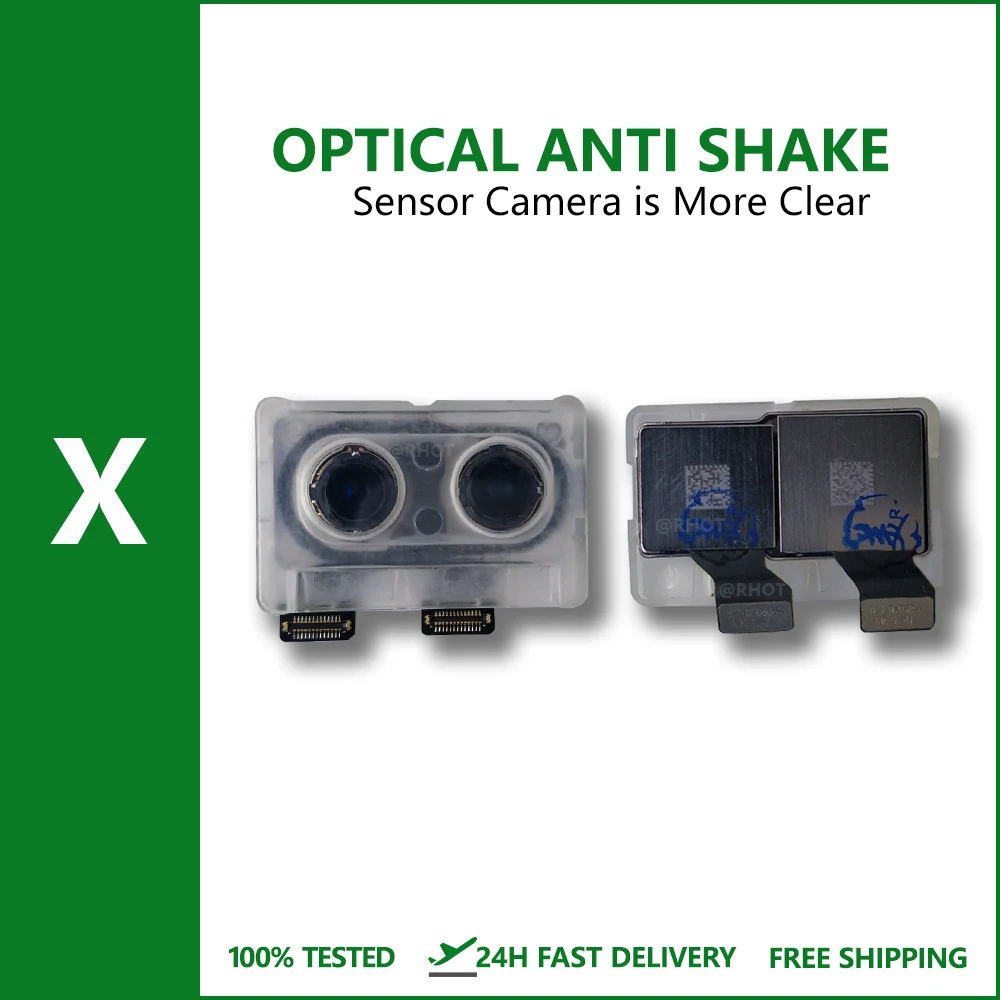 100% настоящий машинный тест задняя камера для iPhone X основная линза гибкий кабель