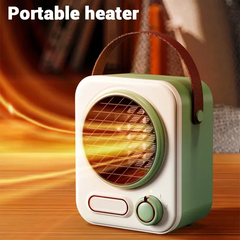 

1000W Heater Household Small Heater Office Mini Desktop Fast Heating PTC Heating Electric Heater Power Outage Due To Tilting