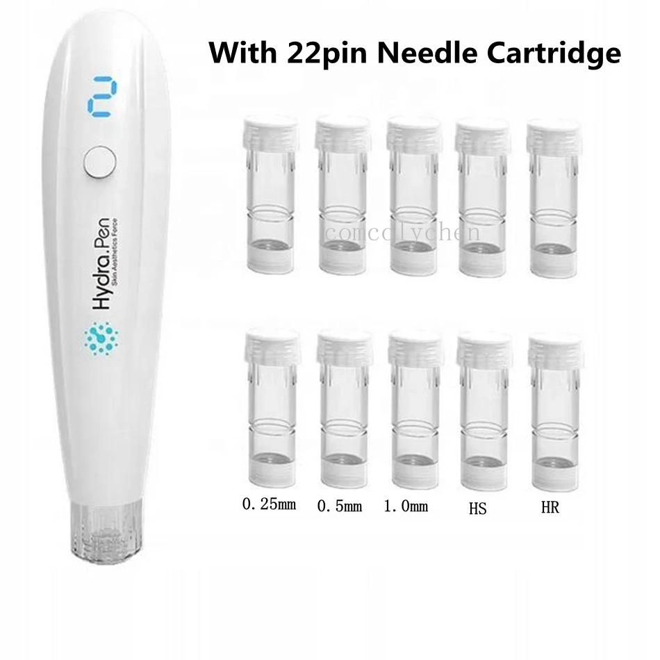 

2023 New Professional Microneedling Pen Original Hydra Pen H2 With 22pin Needle Cartridge For Microneedles Derma Stamp