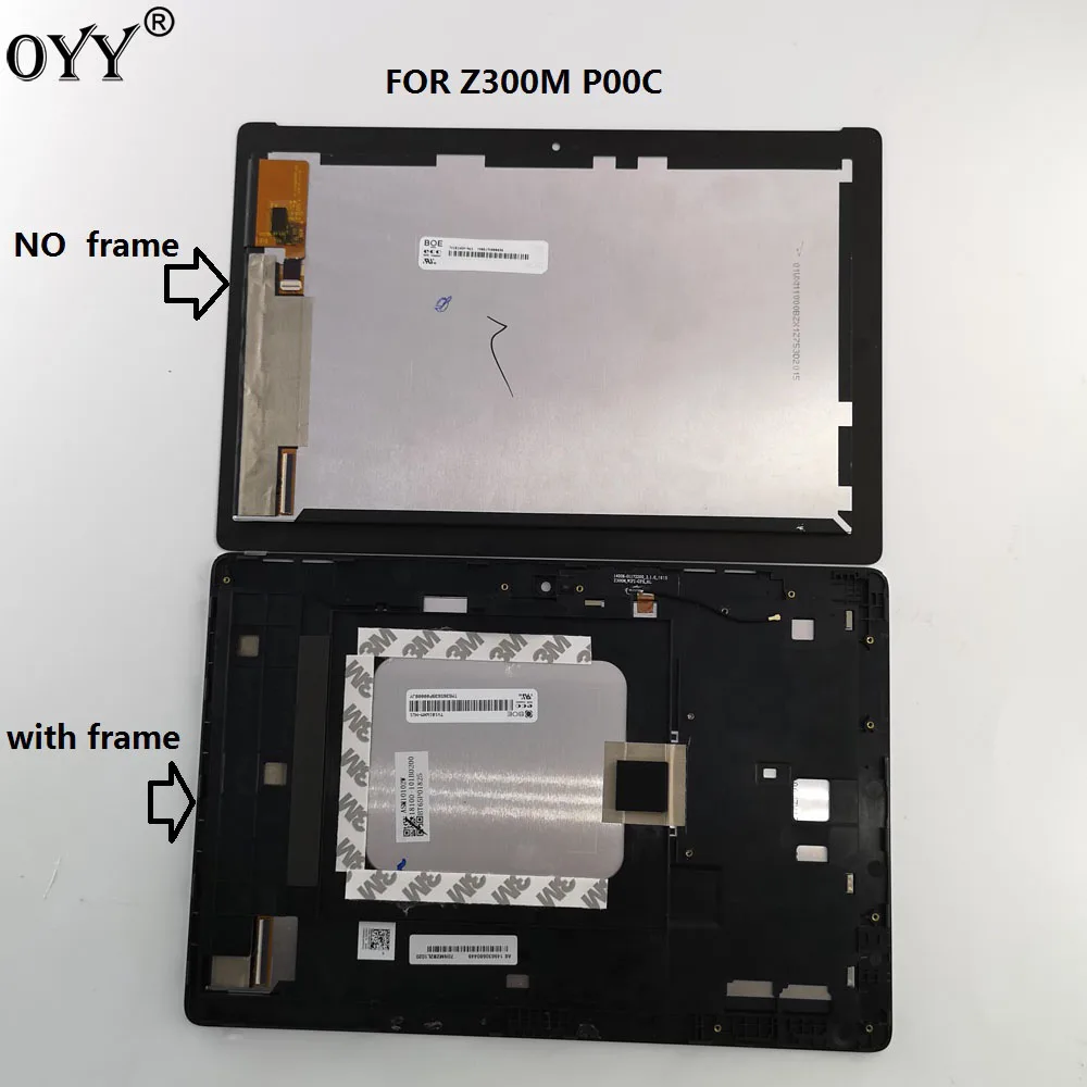 

10.1 inch For ASUS ZenPad 10 Z300M P00C LCD Display Matrix Touch Screen Digitizer Assembly with frame p00c Z300MX