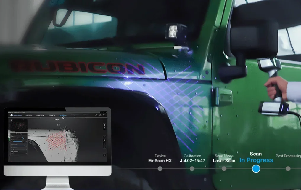 3d-сканер промышленного класса для реверсивной инженерной системы Einscan HX с