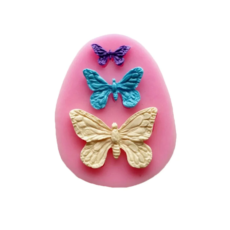 

1Pc Sugarcraft Butterfly Silicone molds fondant mold cake decorating tools chocolate moulds wedding decoration mould