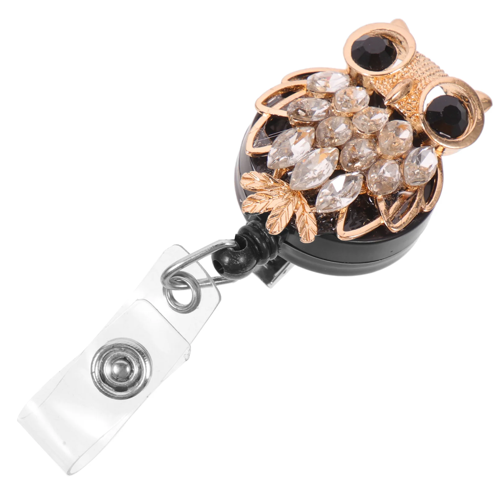 

Puller Nurse Office Decor Badge Holders Replace Reel Retractable Alloy Reusable Staff Owl Clips