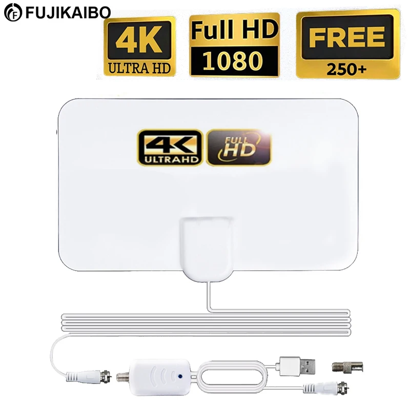 

Цифровой усилитель ТВ-антенны 8K 4K 1080P DVB-T2 4000 миль HD для домов на колесах уличная автомобильная антенна для помещений для Smart TV бесплатный кан...