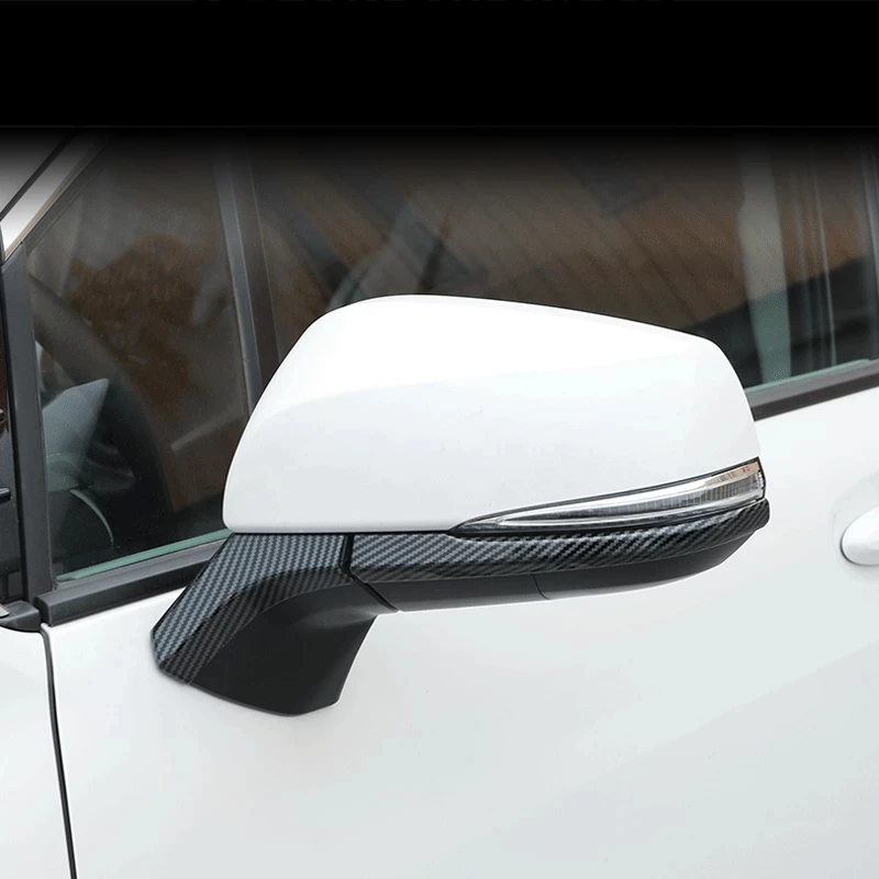 

For Toyota Sienna XL40 2021 2022 Car Rearview Mirror Stickers Chrome Decoration Strips Trims Styling Exterior Auto Moldings 4pcs