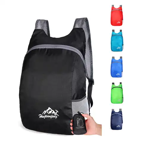 Ультралегкий рюкзак 20 л, водонепроницаемый спортивный рюкзак для улицы, складные сумки для мужчин и женщин, походные Складные рюкзаки