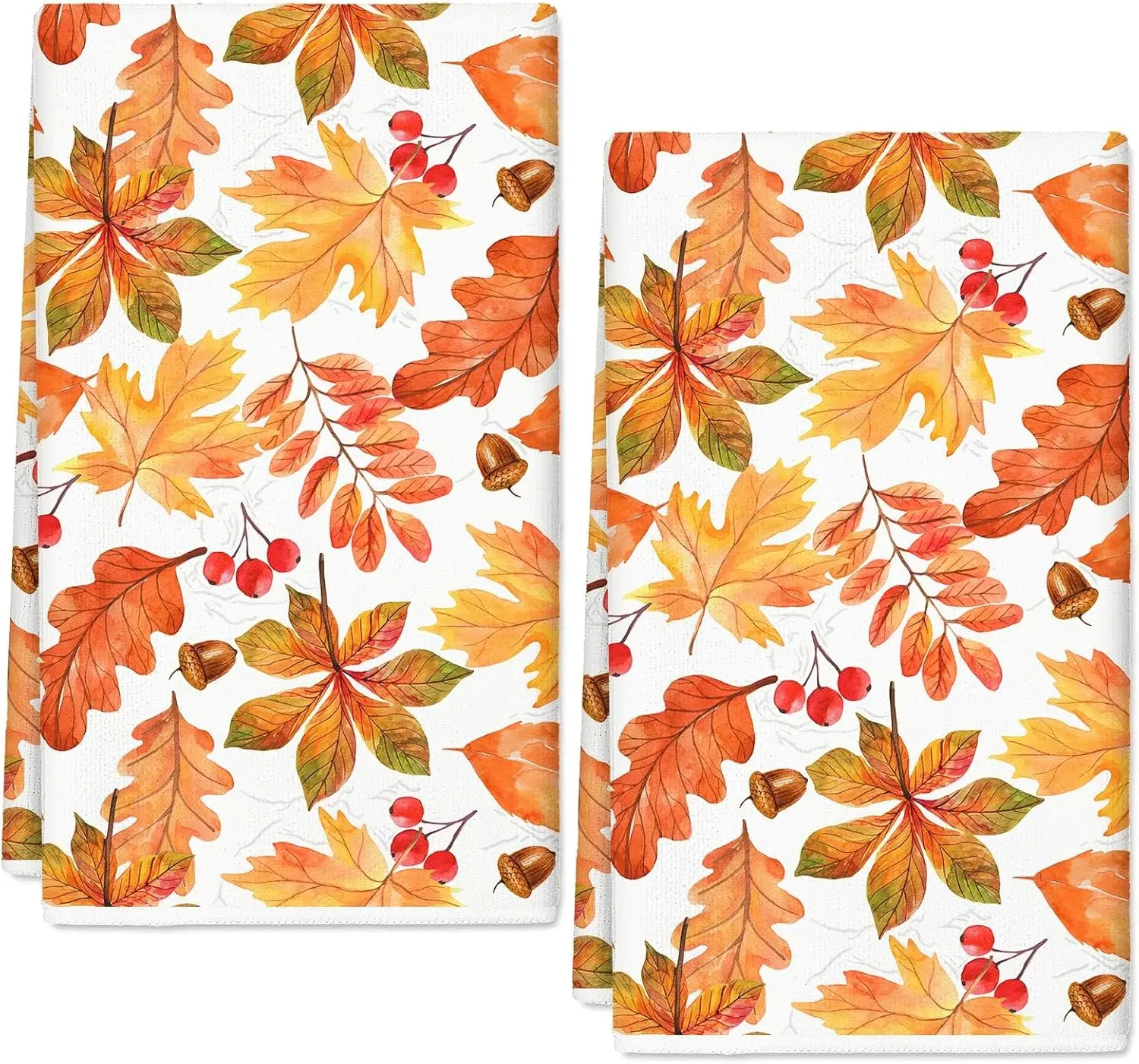

Набор кухонных полотенец из микрофибры Fall Harvest Maple Leaves