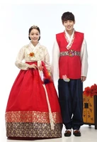 mens korean dress korean imported fabric bride and groom wedding hanbok couple hanbok