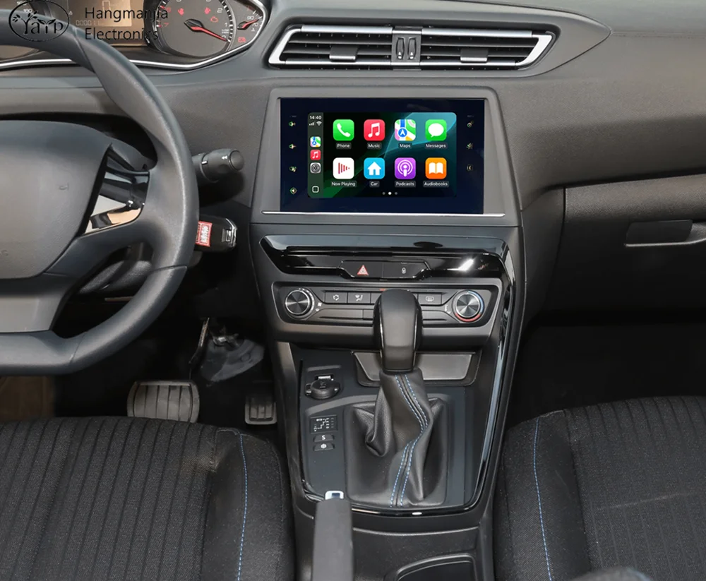 Фото HMG Android авто радио для Peugeot 208 2008 308 T9 308S 2013-2024 Carplay автомобильный радиоприемник GPS-навигация мультимедийный плеер авторадио №3
