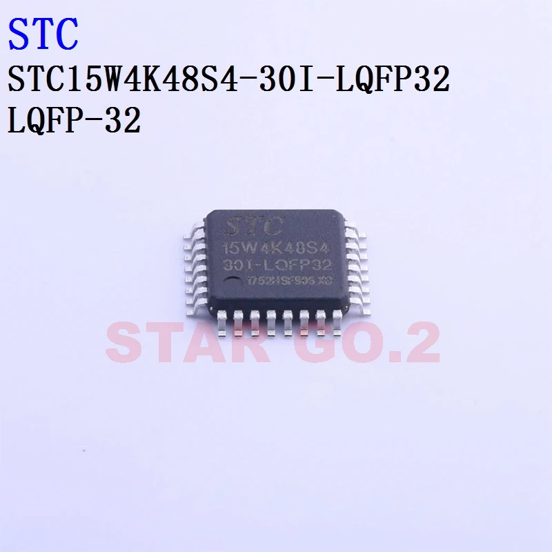 

2PCSx STC15W4K48S4-30I-LQFP32 LQFP44 LQFP48 LQFP64S SOP28 STC Microcontroller