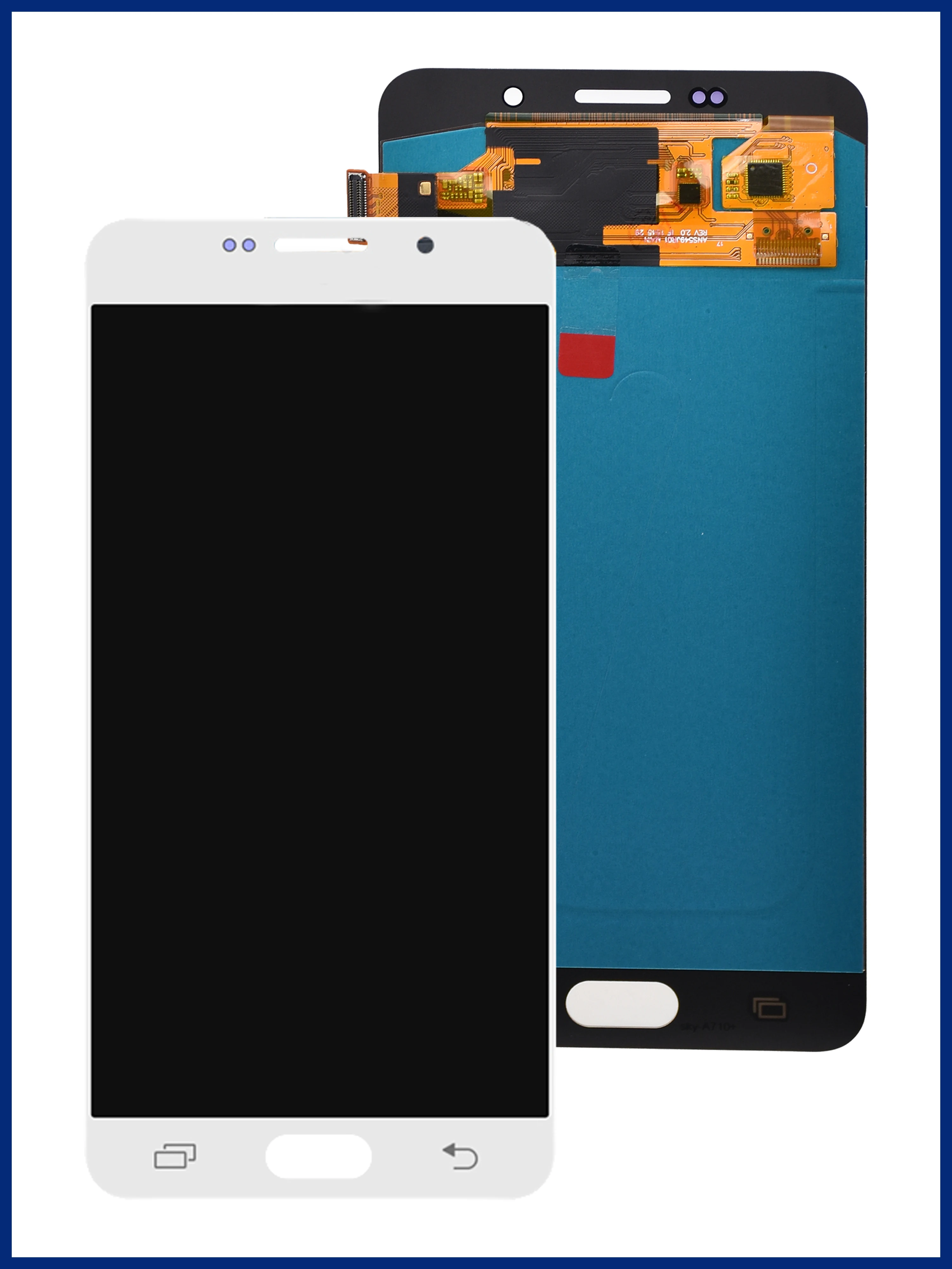 ЖК-дисплей 5 дюйма Super AMOLED для Samsung Galaxy A710 сенсорный экран дигитайзер запасные