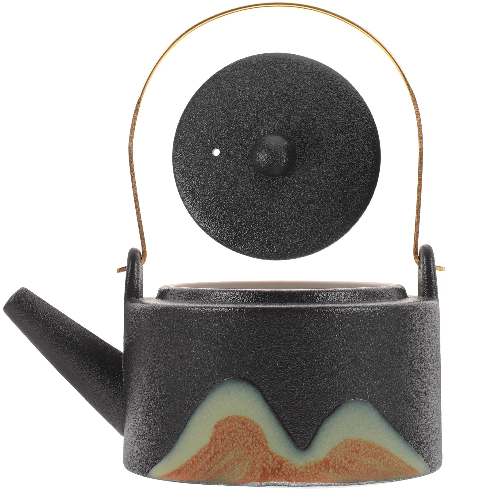 

Teapot Tea Kettle Ceramic Pot Water Japanese Stovetop Loose Porcelain Tetsubin Stainless Steel Hot Iron Cast Leaf Kungfu Floral