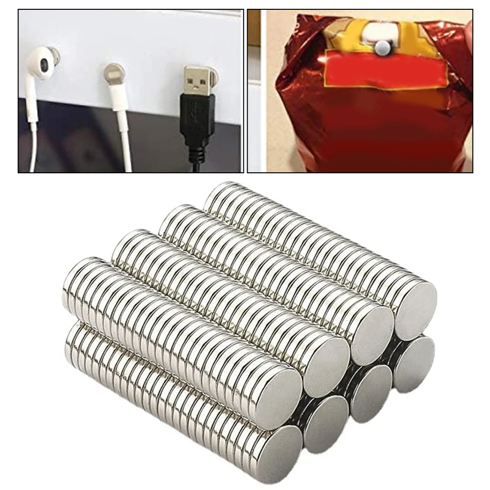 100 шт. неодимовые магниты 8x1 м сильные цилиндр неодимовый магнит для