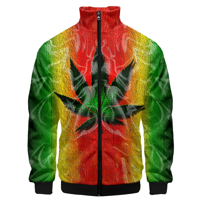 

LCFA 3D Printed Weed Baseball Jacket Pullover Hoodie Sweatshirt Casual Green Leaf Hoodie Weed 3d Hoodie Jacket Homme Custom 4XL