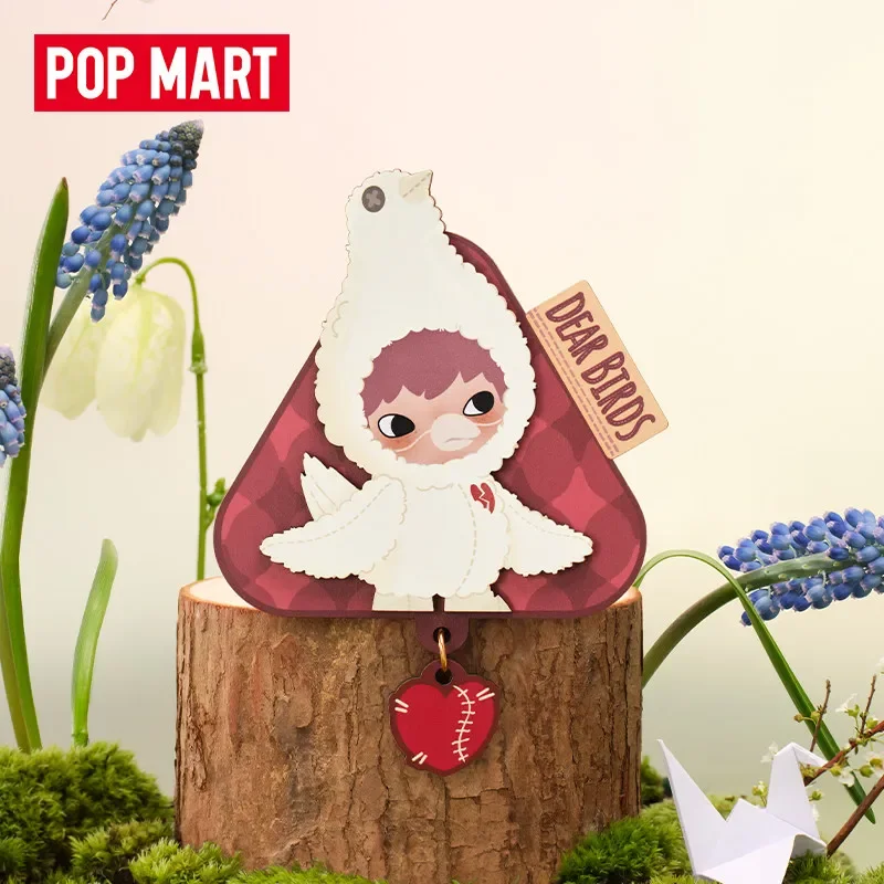 Фото POPMART Серия Dear Birds: Магнит на холодильник, Слепая коробка, Загадочная коробка, Игрушки, Фигурки аниме, Настольные украшения, Коллекционные подарки №5