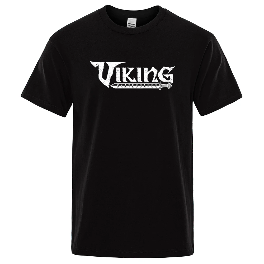 

2021 Summer Cool men's T-shirt Fashion Streetwear High Quality Brand Men T Shirt Odin Vikings Funny Tops Casual Tee Shirts