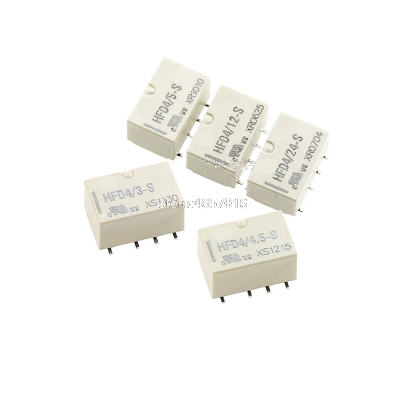 HFD4/3/5/9/12/24-S SMD 2A 8PIN 3V 5V 9V 12V 24V Сигнальное реле