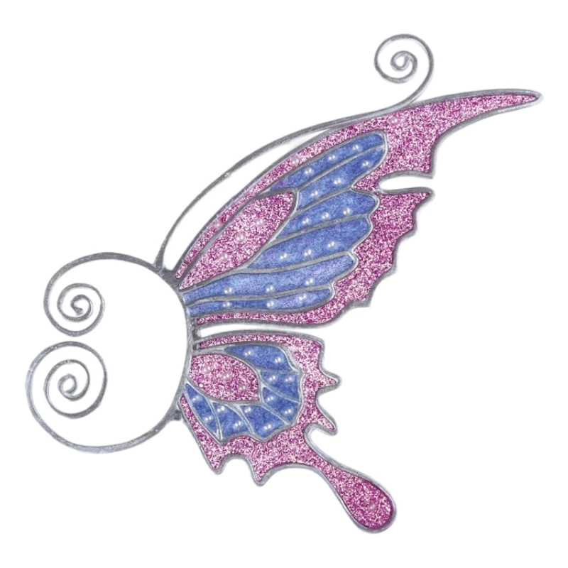 Обруч для ушей без пирсинга серьги-манжеты в форме крыльев бабочки и дракона