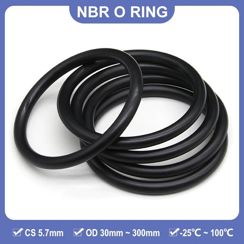 

NBR уплотнительные кольца черные 5/10 шт