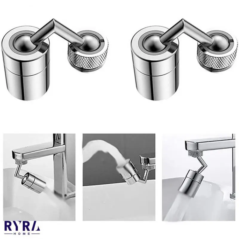 

720°Universal Kitchen Faucet Anti-splash Aerator Bathroom Tap Rotatable Faucet Sprayer Saving Water Tap Nozzle Extender Adapter
