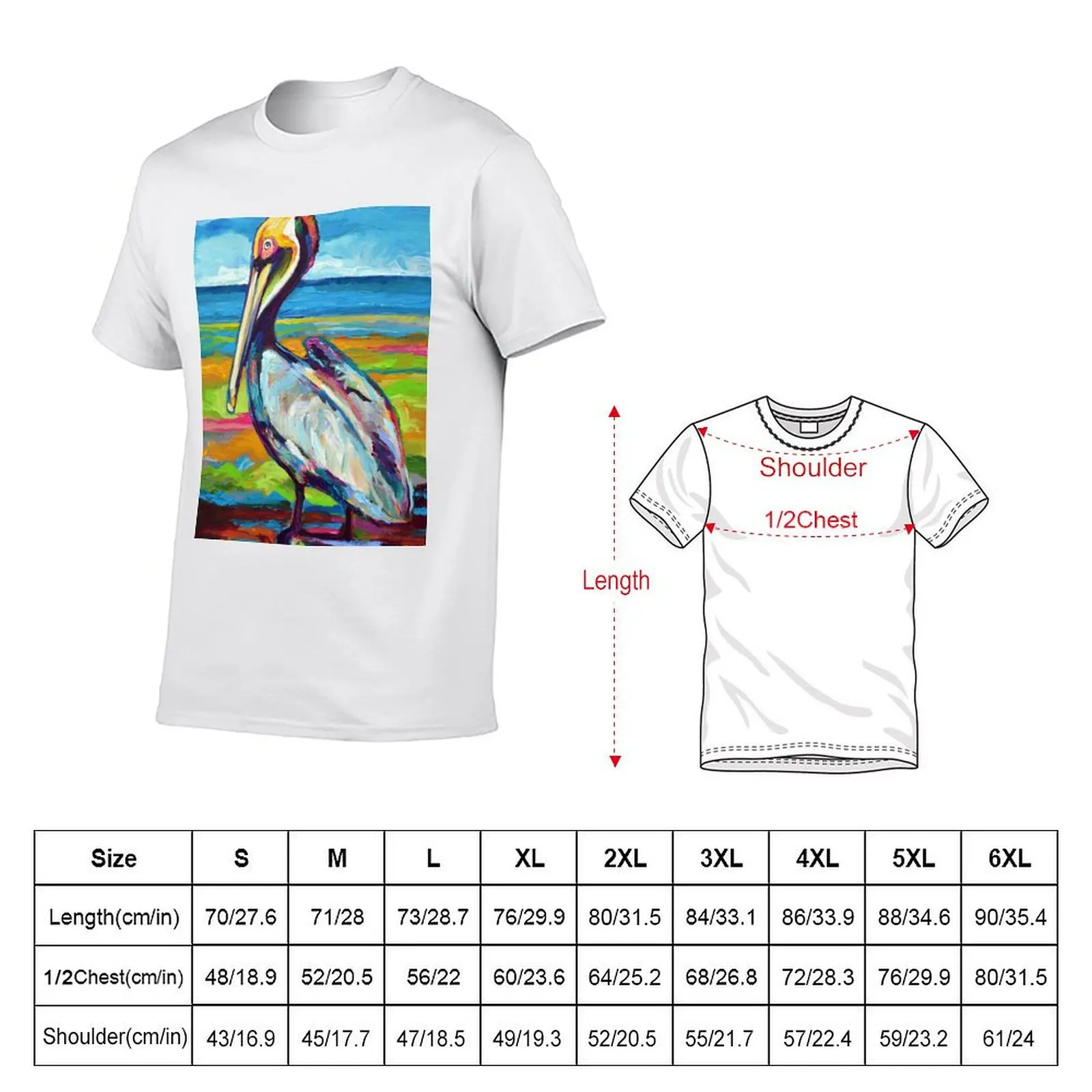 Красочная футболка St Pete Pelican, забавные футболки, хлопковые футболки для мужчин, хлопковая футболка (art.: 3920d1d979b4d) - 3920d1d979b4d
