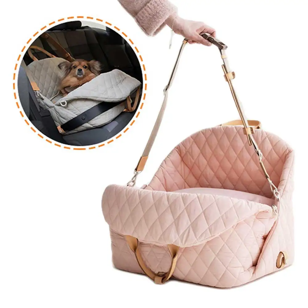 

Washable Seat Seat Outdoor Bed Bags Puppy Cat Portable Summer For With Dog Luxury Belt Carrier Handbag Pet Tote Small Car Travel