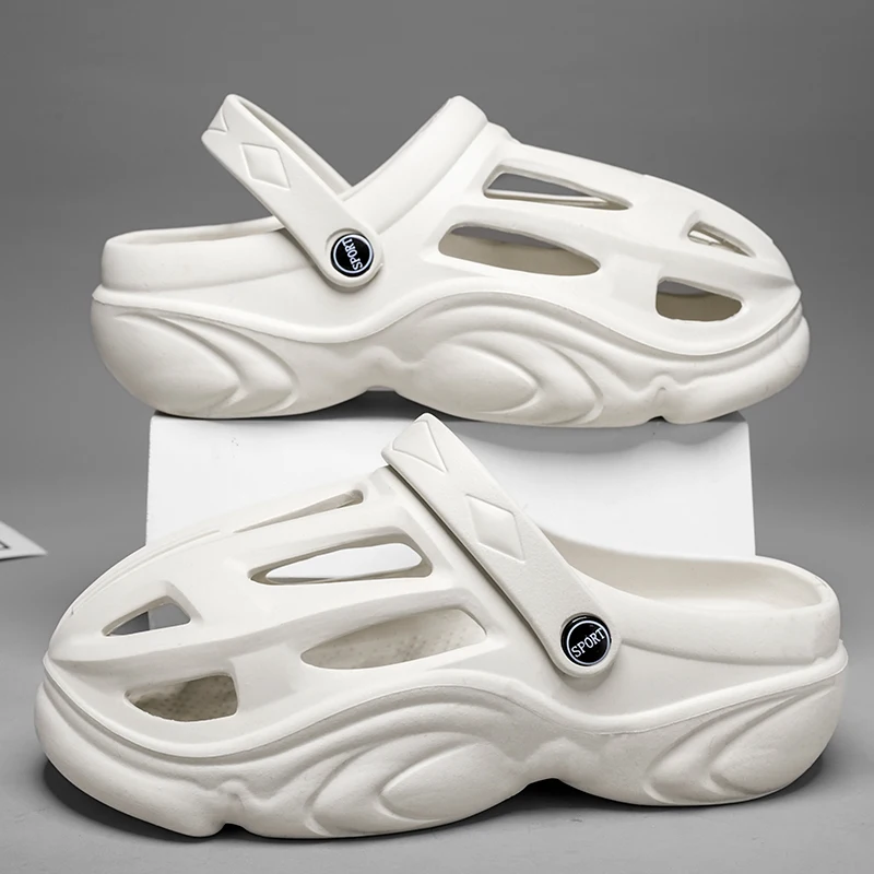 

2023 Men Sandals Beach Comfortable Soft Bottom Slippers Clogs Outdoor Mens Casual Shoes Garden Shoes Mens Beach Sandals