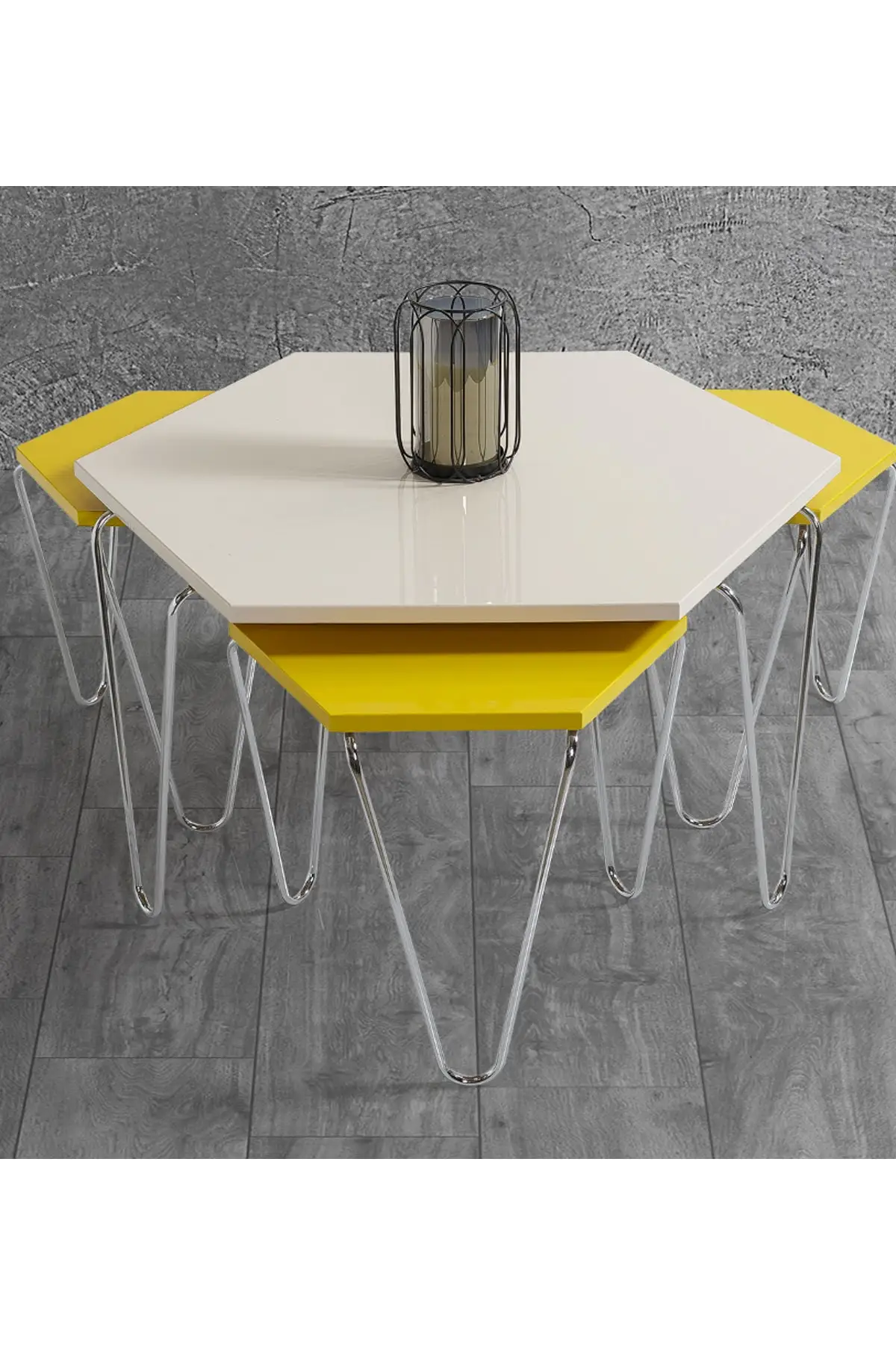 

Modern Pyramid Medium coffee table-Zigon coffee table (Set Suit) coffee tables table basse furniture living room table