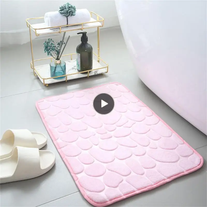 

Нескользящий коврик из пены с эффектом памяти, абсорбирующий напольный квадратный Противоскользящий коврик для ванной комнаты, гостиной