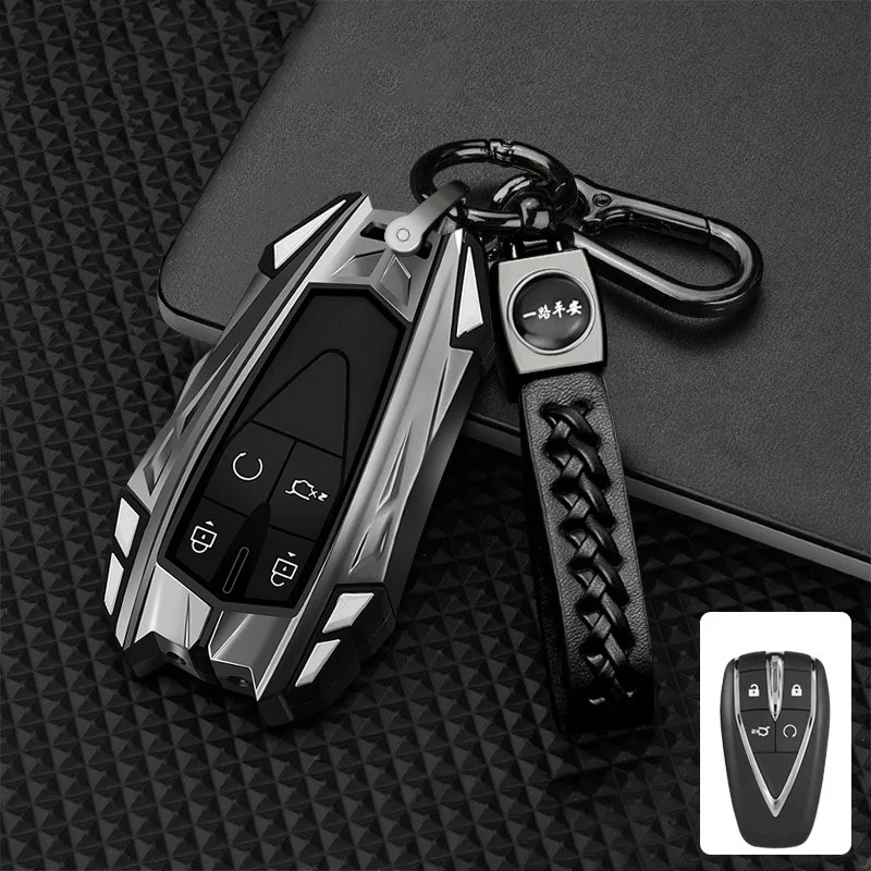 Чехол для автомобильного ключа из цинкового сплава для Changan UNIT UNIK CS35PLUS CS55 PLUS CS75 PLUS Oshan X7 X5, автомобильные аксессуары