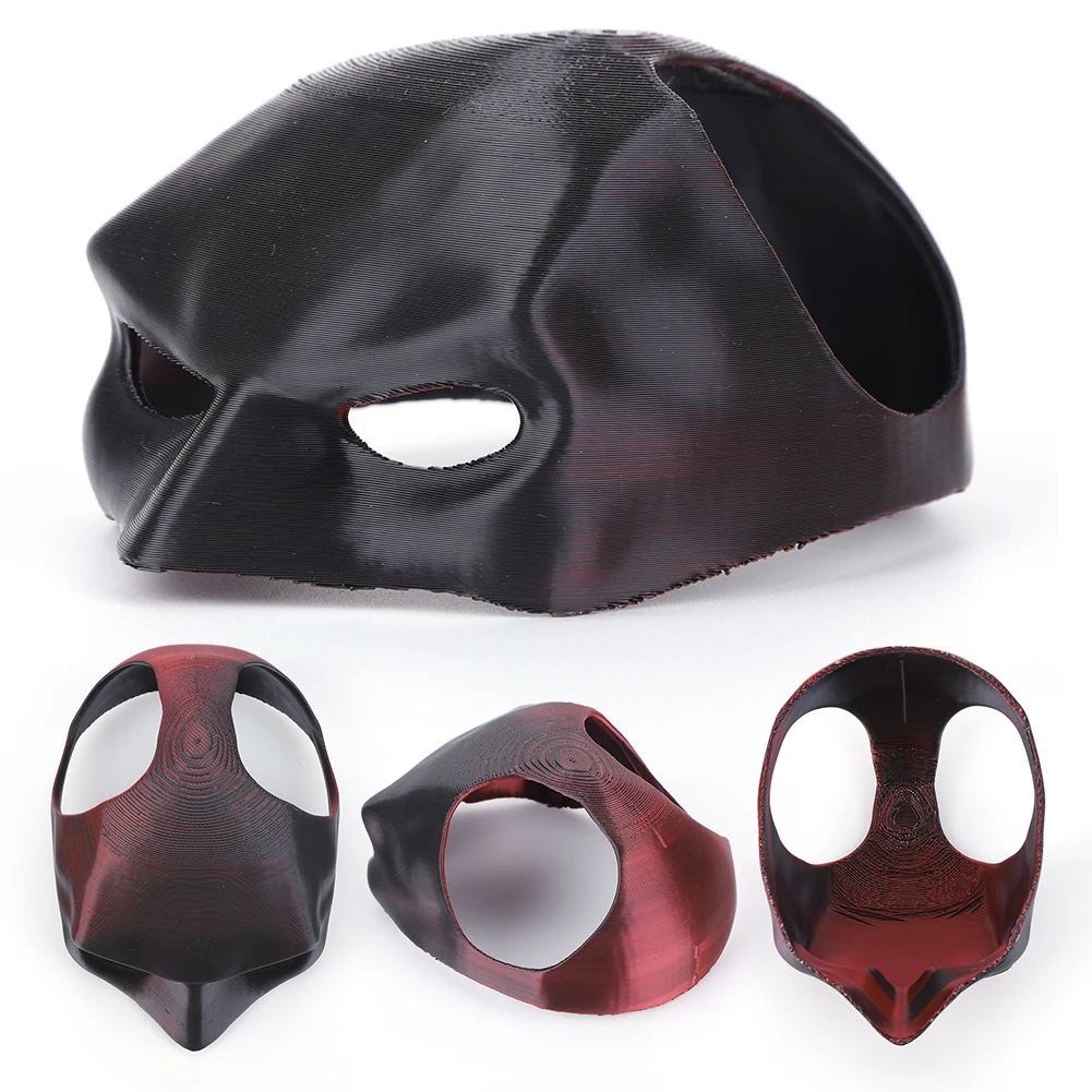 Летучая мышь Кошка Мститель Маска Черная кошка ручной работы Половина лица