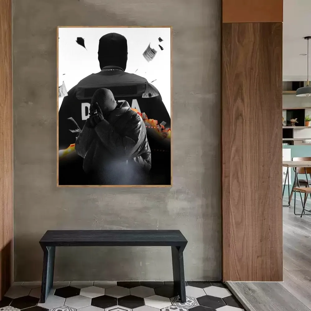 Канье Уэст Донда печать плакатов фестиваль произведений искусства спальня клуб