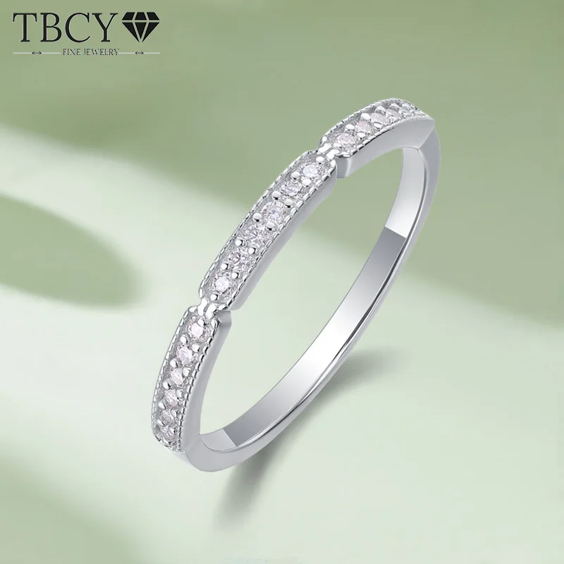 Женское кольцо с бриллиантами TBCYD составное Ювелирное Украшение из серебра 1 2