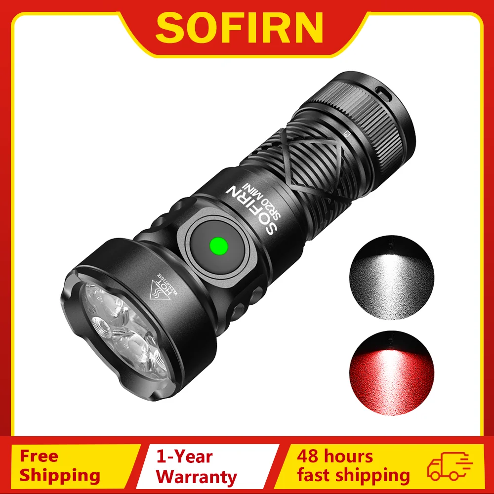 

Sofirn SR20 мини-фонарик красный 1200 лм