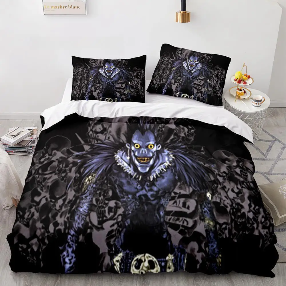 Комплект постельного белья Death Note Single Twin Full Queen King Size для взрослых и детей