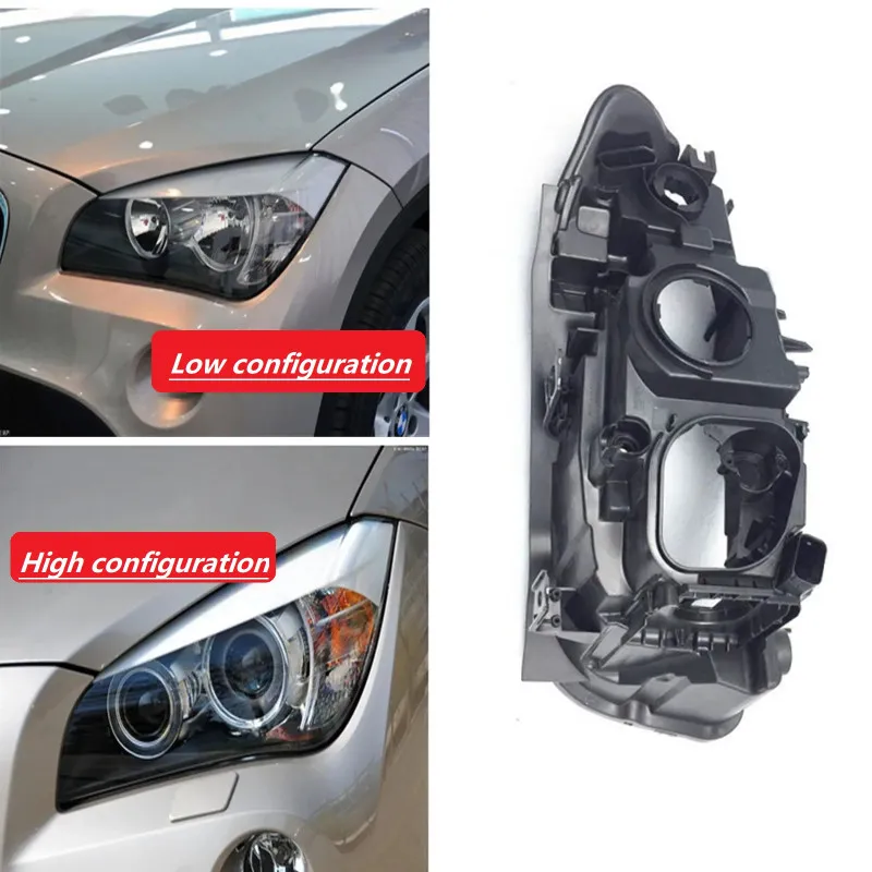 

Front bumper headlamp rear shell black bottom shell base For BMW X1 2010 2011 2012 2013 2014 2015