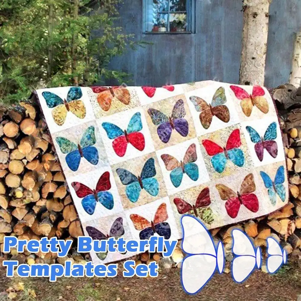 

1PC DIY Hand Tool butterfly template Patchwork Ruler Craft Rulers Cloth Yardstick Cutting Sewing Sewing Tools Tailor DIY Ar Y7I0