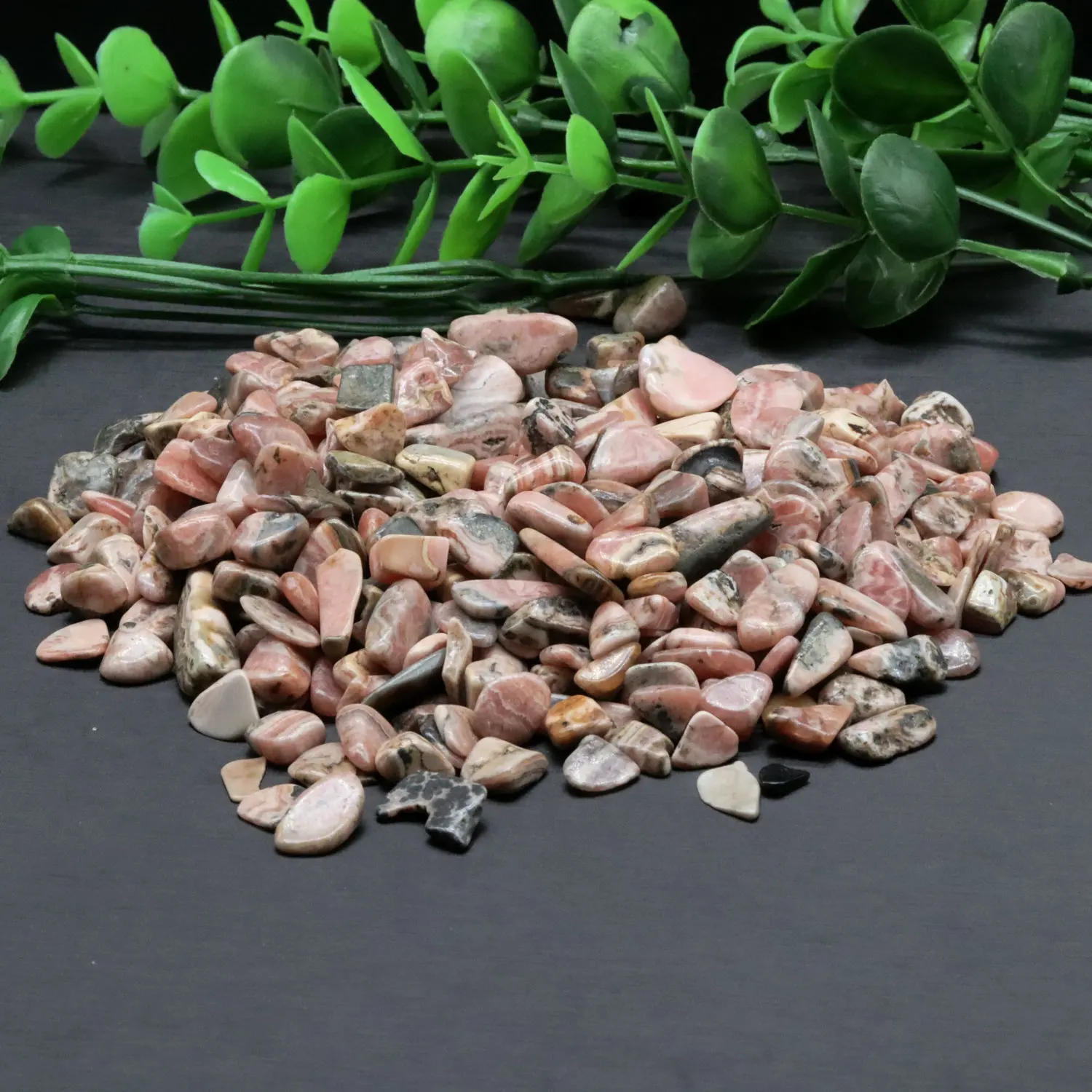 

7-9mm 100g Natural Rhodochrosite Gravel Specimen Size Irregular Tumbled Stones Reiki Healing Crystals Quartz Mineral Aquarium Ho